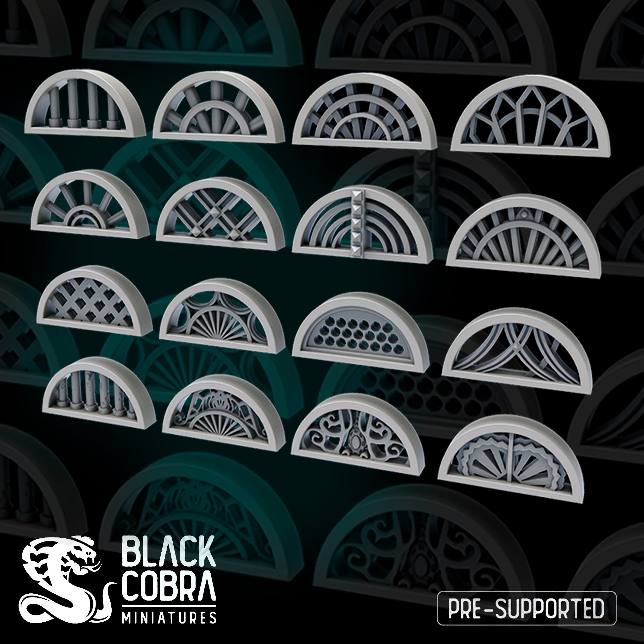 Arched Windows Set